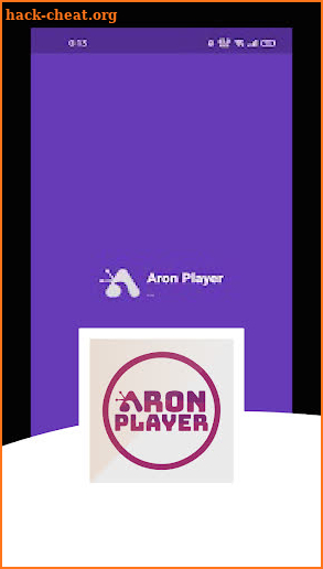 Aron player app. screenshot