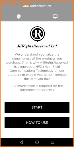 ARR Authentication screenshot