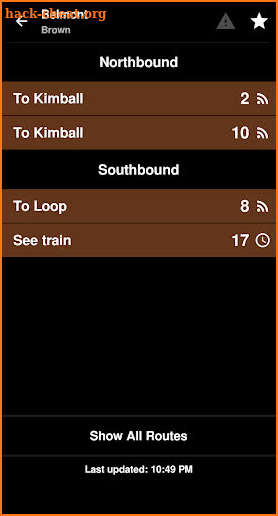 ArrivL - Chicago Train & Bus Arrivals screenshot