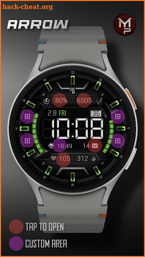 ARROW - Digital watch face screenshot