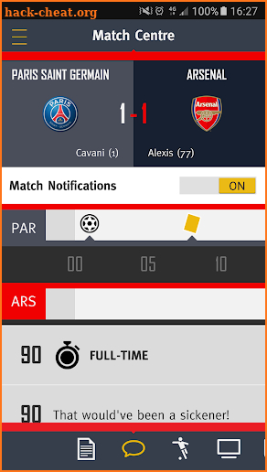 Arsenal screenshot