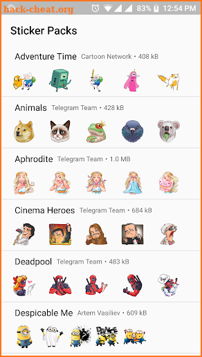 ArteStickers - Whatsapp Stickers (WAStickerApps) screenshot