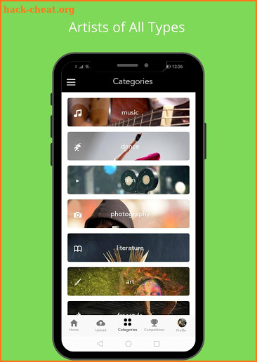Artform Platform screenshot