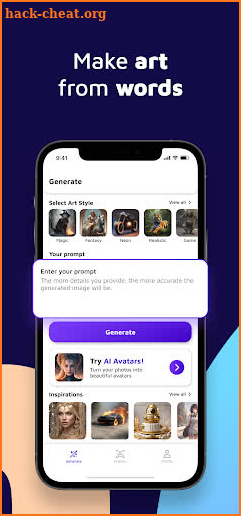 Arti - The AI Art Generator screenshot
