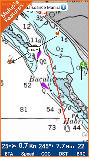Aruba Island GPS Nautical and Fishing Charts screenshot