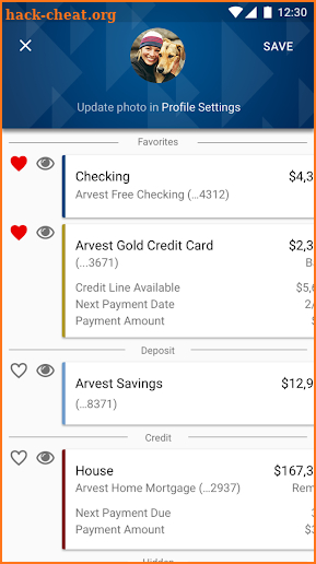 Arvest Go Mobile Banking screenshot