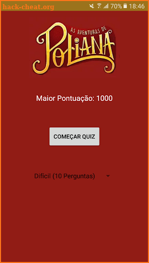 As Aventuras de Poliana - Jogo de Perguntas screenshot