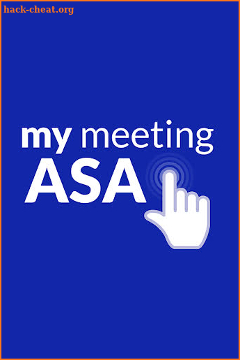 ASA My Meeting app screenshot