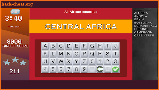 Asabi - Countries screenshot