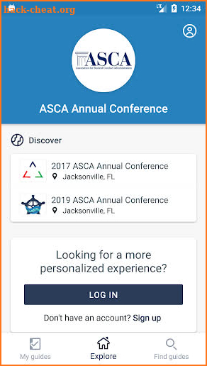 ASCA Annual Conference screenshot