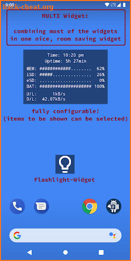 ASCII System Monitor++ (Widget Collection) screenshot