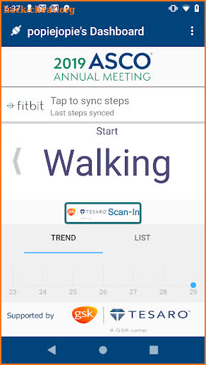 ASCO Walking Challenge screenshot