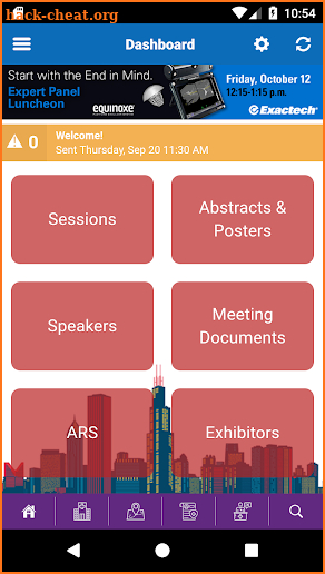 ASES Meetings screenshot