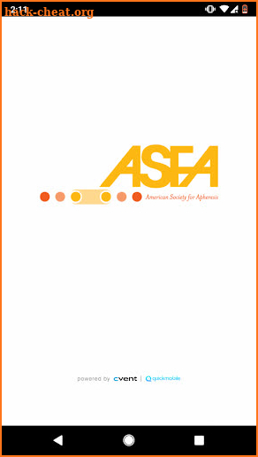 ASFA Events screenshot