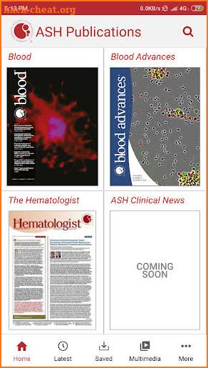 ASH Publications screenshot
