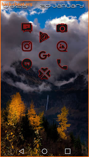Asher Red Icon Pack screenshot