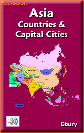 Asia Countries and Capitals screenshot