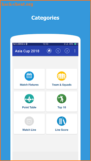 Asia Cup 2018 Live, Match Schedule, Team Squads screenshot