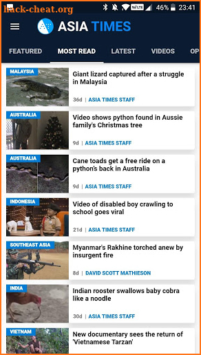 Asia Times screenshot