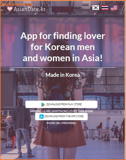 AsianDate.kr Korean men, Asian women, dating app screenshot
