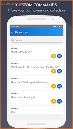Ask Alexa for echo dot screenshot