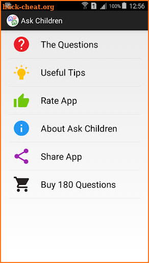 Ask Children, talking to kids screenshot