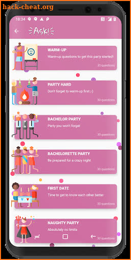 Ask! - party card game screenshot