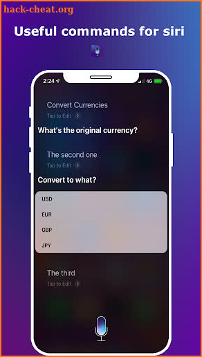 Ask Siri voice commands screenshot