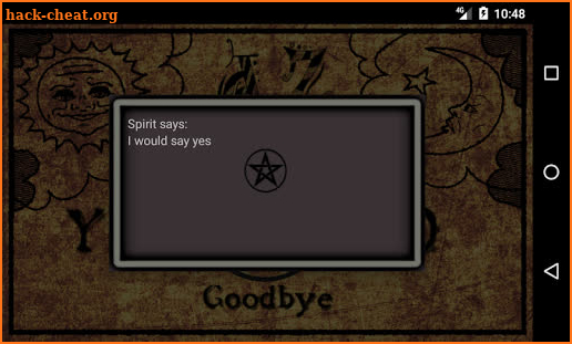 Ask spirit board screenshot
