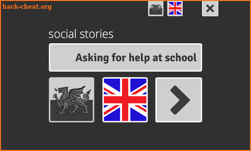 Asking for help at school screenshot