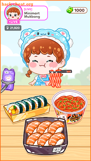 ASMR Girl: Livestream Mukbang screenshot