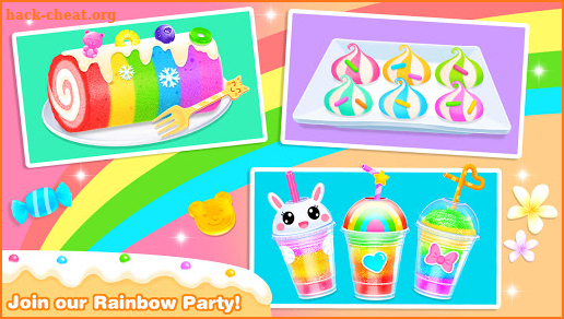 ASMR Rainbow Dessert Maker – Fun Games for Girls screenshot