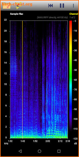 Aspect - Audio Files Spectrogram Analyzer screenshot