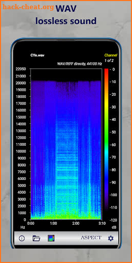 Aspect Pro - Spectrogram Analy screenshot