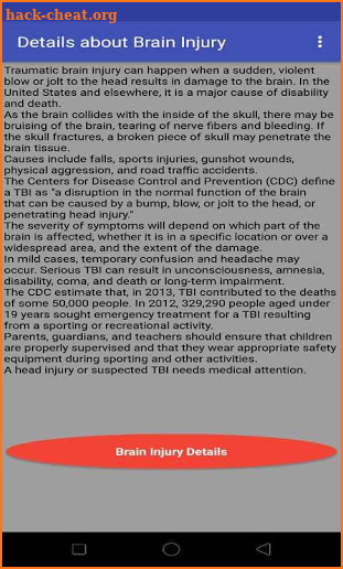 Aspects of Traumatic Brain Injury screenshot