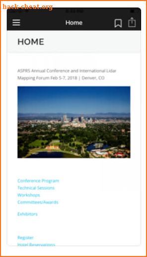 ASPRS Conference screenshot