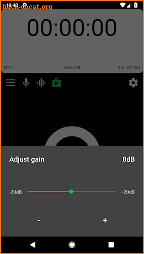 ASR Free MP3 voice and audio recorder screenshot