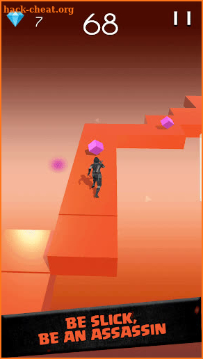 Assassin Slick: Zig Zag 3D Offline Game screenshot