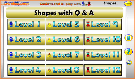 Assessing 2D and 3D shapes screenshot
