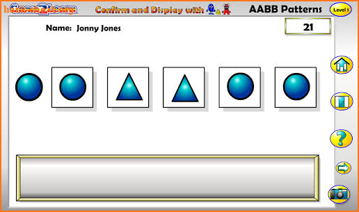 Assessing AABB Patterns screenshot