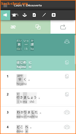 Assimil Japonais screenshot