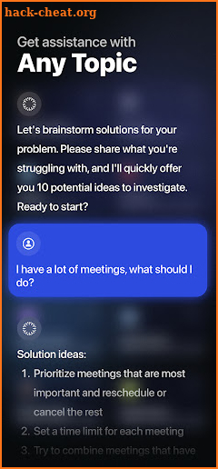 Assist: Chat with AI screenshot
