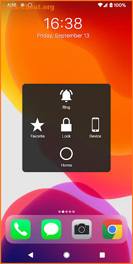 Assistive Touch iOS 14 screenshot