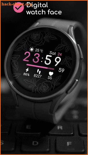 Ast105-Digital Watch Face screenshot