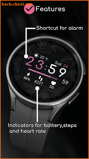 Ast105-Digital Watch Face screenshot