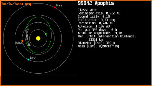 Asteroid Watch screenshot