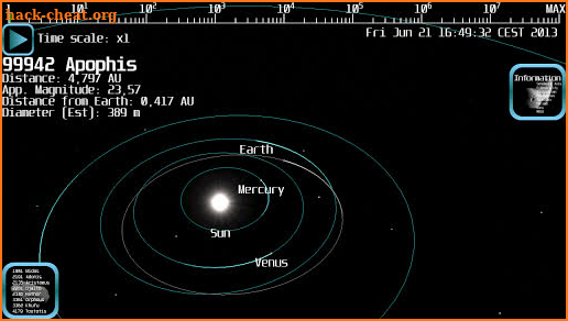 Asteroid Watch Lite screenshot