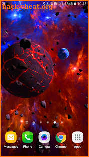 Asteroids 3D live wallpaper screenshot