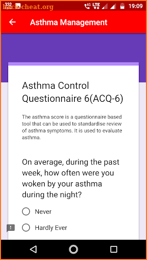 Asthma Management screenshot