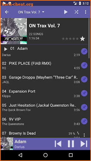 Astiga - Your online cloud music player screenshot